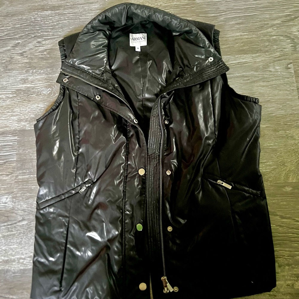 Armani Collezioni Zippered Vest